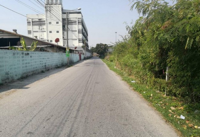 ขายที่ดินถมแล้ว 208 ตรว. ถนนกาญจนาภิเษก29 ออกสุขาภิบาล2ซอย8 ได้ เขตประเวศ 