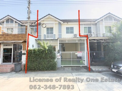 ขายด่วน ทาวน์เฮาส์ พฤกษาวิลล์ 46/2 รังสิต-คลอง 3  ต่อเติมครบ ฟรีโ