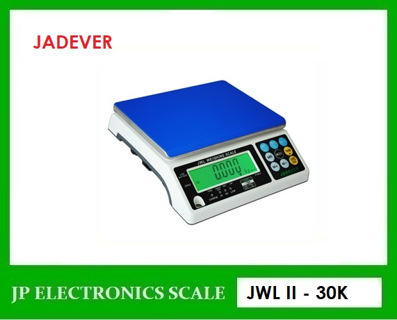 เครื่องชั่งดิจิตอล 30kg ตาชั่งดิจิตอล30kg ละเอียด2g ยี่ห้อ JADEVER รุ่น JWL II-30K