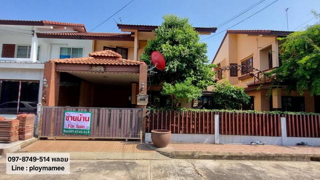 ขายด่วน บ้านแฝด หมู่บ้านการ์เด้นโฮม วิลเลจ 35 ตรว.ใกล้ตลาดเซฟวัน ประตูกรุงเทพ ติดถนน พหลโยธิน ใกล้BTS คปอ.