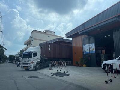 ให้เช่าโกดัง 308 ตรม. สร้างใหม่ ซอยลาดพร้าว 91 โกดังสูง ใกล้เลียบ