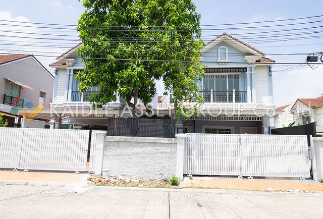 บ้านเดี่ยว หมู่บ้าน ธนาสิริ ปิ่นเกล้า ราชพฤกษ์ หลังมุม