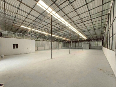ถ.เลียบคลอง ตลาดสดมหาชัยเมืองใหม่ โกดัง พร้อมออฟฟิศ 1 ชั้น  880 ต