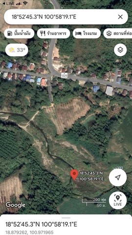 ที่ดินสวยติดธารน้ำใสตำบลพงษ์อำเภอสันติสุข ตลอดปี เมืองน่าน ลำธารเคล้าแก่งหินเย็นสบาย850000บาท 3-0-35ไร่ อำเภอสันติสุข น่าน