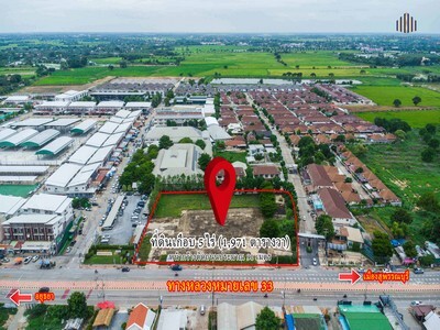 ที่ดินเกือบ 5 ไร่ ติดถนนใหญ่ ทำเลเด่นเมืองสุพรรณ ที่ดินเชิงพาณิชย