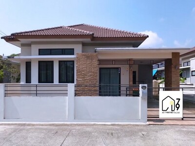 Vายบ้านเดี่ยวชั้นเดียว พร้อมเฟอร์นิเจอร์ ใกล้รพ.กรุงเทพระยอง 