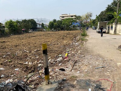 ขายที่ดิน 440 ตรว รามอินทรา42 ปากซอยติด MRT รามอินทรา กม.6 