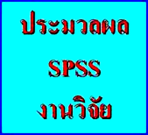 รับปรึกษาทำงานวิจัย วิทยานิพนธ์ แผนธุรกิจ รายงานวิชาต่างๆ และประมวลผลโดยโปรแกรม SPSS 140l