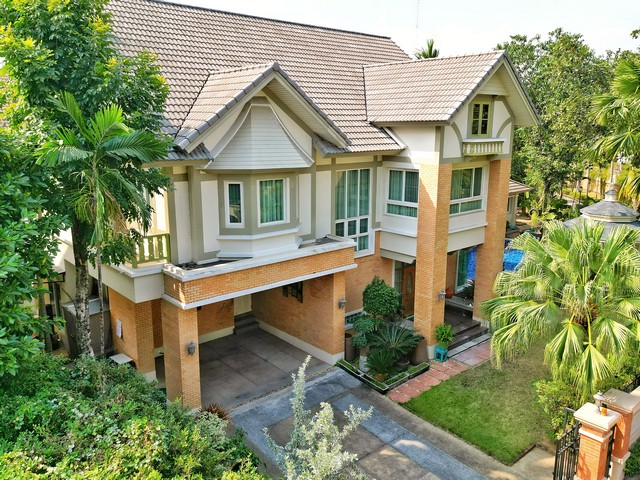 ขายบ้านหรู 221ตรว.  ม.Q House Avenueพระราม5   มีสระว่ายน้ำ พร้อมเรือนรับรอง