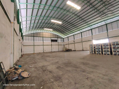 ให้เช่าอาคารโรงงาน 6ไร่  4,550 ตร.ม บ้าน 2ชั้น 1,065 KVA ถนนพระรา