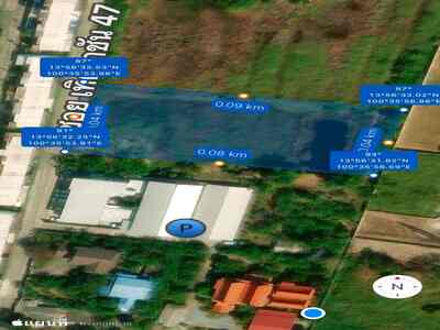 ขายที่ดินเปล่า ทำเลดี ซอยเทิดราชัน 47 ดอนเมือง ใกล้สนามบินดอนเมือ