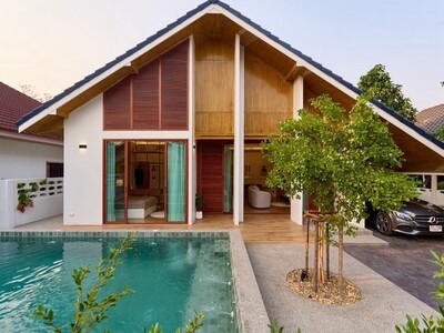 ขายบ้านพูลวิลล่า75ว.3น4น8.5ล.รวมโชค หนองจ๊อม สันทราย เชียงใหม่