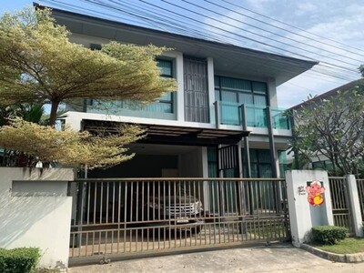 WW638J ขาย บ้านเดี่ยว 2ชั้น หมู่บ้านเศรษฐสิริ แจ้งวัฒนะประชาชื่น2 ทำเลดีมาก ถนนเลียบคลองประปา