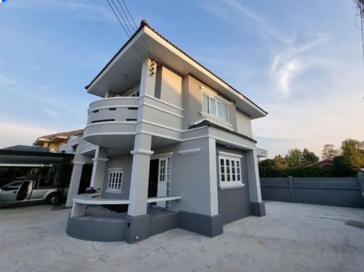 ให้เช่าบ้านเดี่ยวย่าน นนทบุรี  บ้านมณีรินทร์ ท่าอิฐ รัตนธิเบศร์ เนื้อที่ 90 ตรว มี  3 นอน 3 น้ำ 