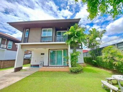 บ้านเดี่ยว 2 ชั้น บ้านสวย สภาพดี โครงการ บุราสิริ สันผีเสื้อ เชีย