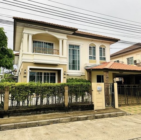 ขายบ้านเดี่ยว บ้านภัสสร โครงการณ์ติดถนนใหญ่ บ้านพร้อมเฟอร์นิเจอร์ ใกล้เมกาบางนา โฮมโปร โลตัส