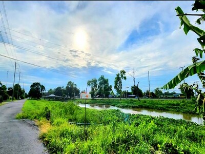 ขายที่ดินติดน้ำติดคลองรังสิต-นครนายก คลอง14 