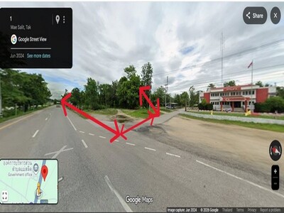 ขายที่ดิน3ไร่ 7.2ล. ติดถนน1พหลโนธิน ต.แม่สลิด บ้านตาก ตาก