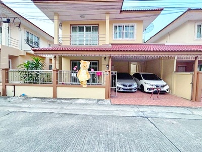 เมกาบางนา 3 กม. ตลาดบางแก้ว 900 ม.  บ้านเดี่ยว 2 ชั้นให้เช่า 3นอน