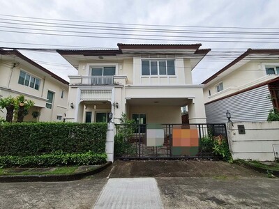 ขายบ้านเดี่ยว  หมู่บ้านเดอะเซ็นโทร รัตนาธิเบศร์ ถนนบางกรวย-ไทรน้อ