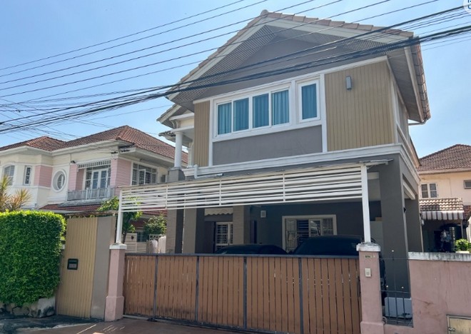ขายบ้านเดี่ยว ย่านแคราย โครงการชวนชื่น ใกล้MRTแยกนนทบุรี เซ็นทรัลรัตนาธิเบศร์ 