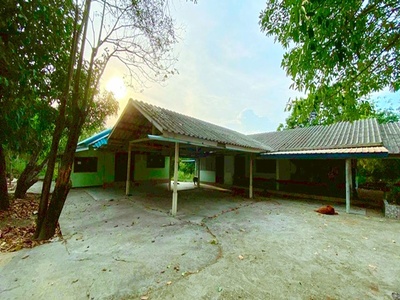 บ้านเดี่ยวชั้นเดียว 2 หลัง  3นอนไทวัสดุ ฉะเชิงเทรา 600ม.บางปะกง 