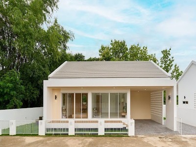 บ้านสวย สไตล์ มินิมอล เชียงใหม่  เดินทางง่าย ใกล้ตลาดท่ารั้ว