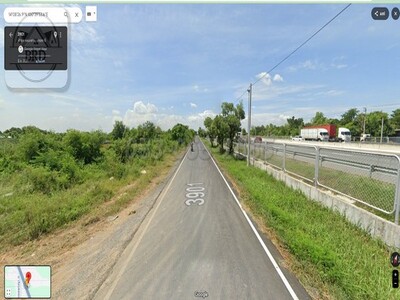 ขายถูกที่ดินคู่ขนานมอเตอร์เวย์ คลองสาม เนื้อที่ 0-2-13.6 ไร่ 