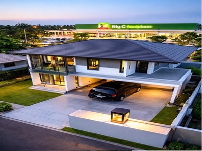 บิ๊กซี ฟู้ดเพลส สุขาภิบาล5 500ม. บ้านเดี่ยว 2 ครบ 4 นอน ตลาดออเงิ