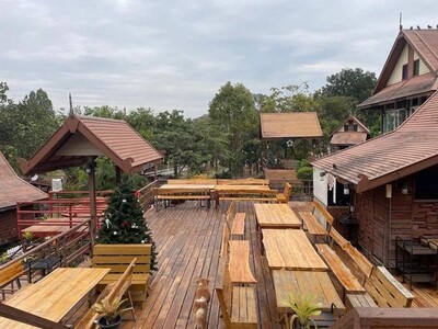 ที่ดินพร้อมกิจการร้านอาหาร วิวเขา ทำเลดีมาก โซนหนองรี เมืองชลบุรี