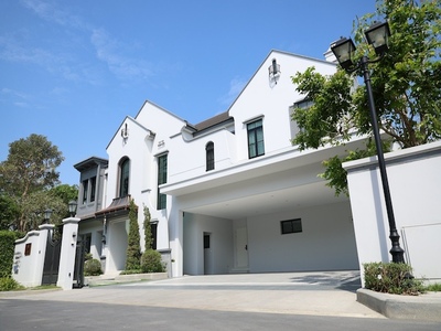 BH3641 ให้เช่า-ขายบ้านเดี่ยวหรูพร้อมสระว่ายน้ำหมู่บ้านนันทวัน พระ