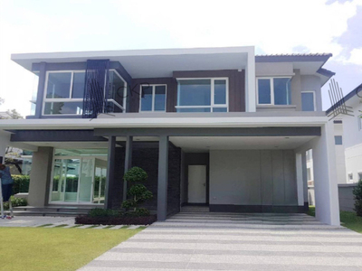 บ้านเดี่ยว เดอะ แกรนด์ ปิ่นเกล้า-เดอ ไพน์ หน้าบ้านไม่ชนใคร สงบร่ม