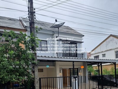 //ถูกสุด//ทาวน์โฮม 2 ชั้น (ห้องมุม) รีโนเวทแล้ว แถวถ.รังสิต-คลอง 