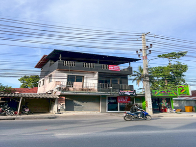 อาคารพาณิชย์ 3 ชั้น ทำเลทองบ่อผุด ใกล้หาดเพียง 500 เมตร