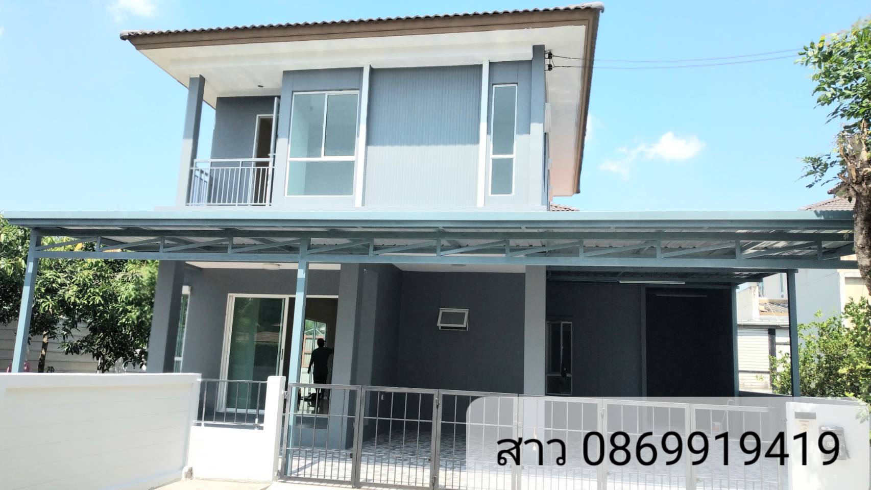 ขายบ้านเดี่ยว หมู่บ้านธนาวิลเลจ 1 ( พระราม 5 บางใหญ่ ) เงียบสงบร่มรื่น น่าอยู่ บางใหญ่ นนทบุรี