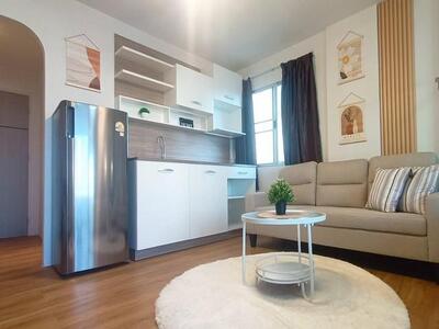 ขายคอนโดซิตี้วิลล่า ลาดพร้าว130 รีโนเวทใหม่  ชั้น5 ห้องมุม