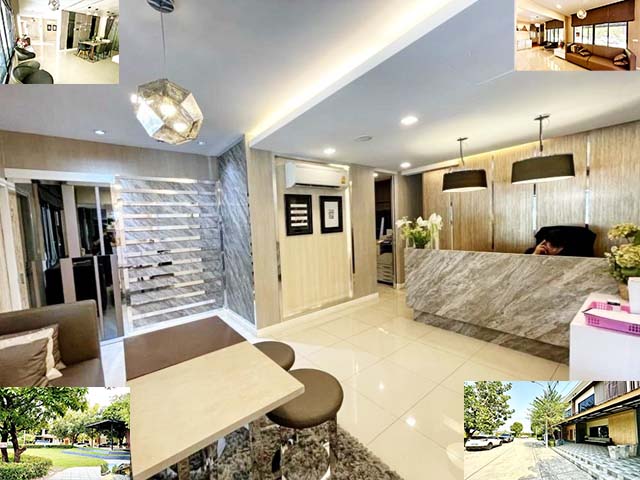 เมืองทองธานี ให้เช่าโฮมออฟฟิส 2ชั้น 2คูหา อิมแพ็ค 6นอน ติดสนาม 50ตรว. 350ตรม. พร้อมอยู่ 4น้ำ 6แอร์ หลายคัน ติดถนนใหญ่ MRT แจ้งวัฒนะปากเกร็ด