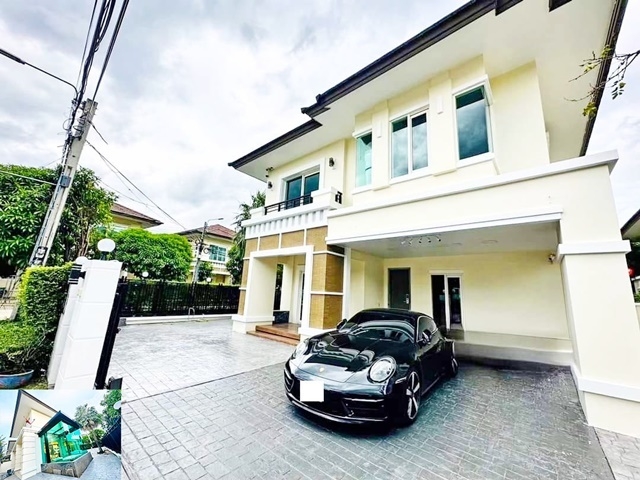 ราชพฤกษ์   ให้เช่าบ้านเดี่ยว 2 ชั้น หัวมุม 66ตรว. วงเวียนพระราม 5 เดอะซิตี้ 220ตรม. 2นอน 3น้ำ 2จอดรถ 2แอร์ ทางด่วนจตุจักร เดอะวอล์ค ราชพฤกษ์