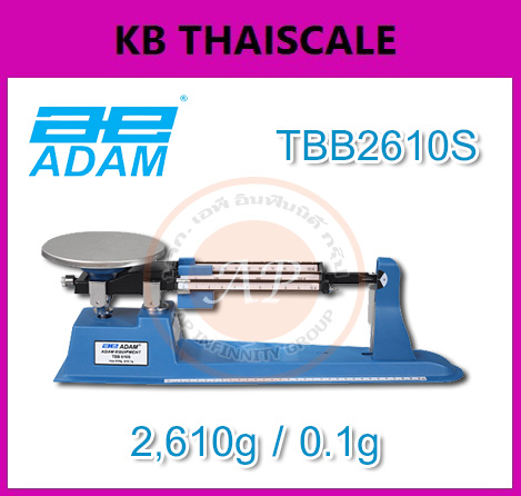 ตาชั่งแมคคานิกส์ พิกัด 2610กรัม ยี่ห้อ ADAM รุ่น TBB Series