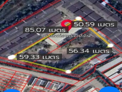 ขายที่ดินแปลง สี่เหลียม ซอย บางโปรง 2 จังหวัดสมุทรปราการ