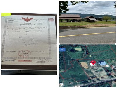 ขายบ้านพร้อมที่ดิน ติดถนนทางหลวงหมายเลข 117 น้ำปาด อุตรดิตถ์