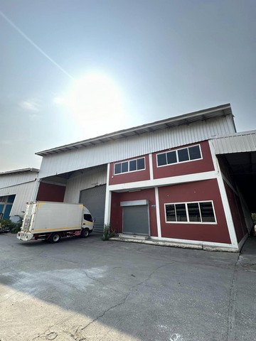 BS1324ให้เช่าโกดังขนาใหญ่พร้อมออฟฟิศ เดินทางสะดวกใกล้ถนนกาญจนาภิเษก ใกล้ดูโฮมบางบัวทอง