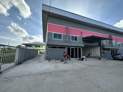 โกดัง สร้างใหม่ มีออฟฟิต2ชั้น พิกัด ไทรน้อย-ศาลายา 