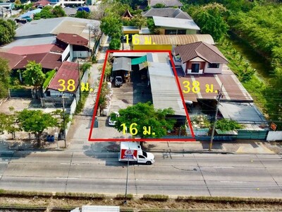 ให้เช่าที่ดิน ระยะยาว ติดถนน ลำลูกกา 180 ตร.ว.