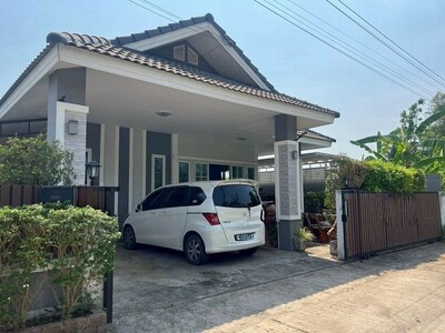 บ้านสวยชั้นเดียว ทำเลทอง  เดินทางเข้าเมืองสะดวก น้ำไม่ท่วม น้ำแพร