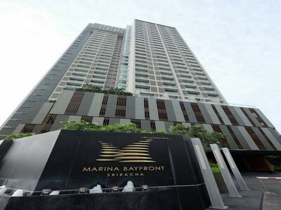 ให้เช่าคอนโด Marina Bayfront Sriracha ชั้นสูง วิวทะเล ใกล้สุขุมวิ