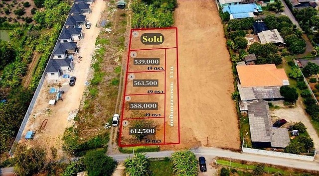 ขายที่ดินเริ่มต้น 49 ตรว. 539,000บ. ฟรีโอน ท่าวังตาล สารภี เชียงใหม่