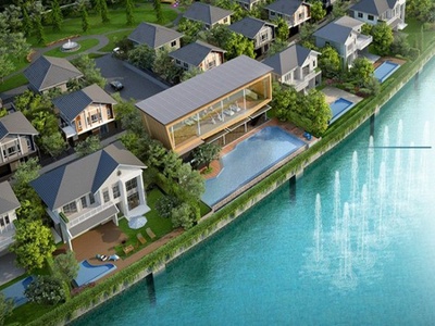 รร.สาธิตปทุม ให้เช่า บ้านเดี่ยว เฟอร์ ติดทะเลสาบ  Bigc 346 ปทุมธา