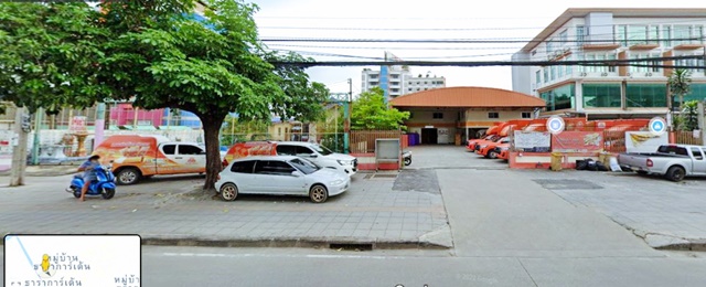 ตลาดน้ำขวัญเรียม ติดถ.รามคำแหง150-165 1ไร่ 400 ตรว. 54x30ม 1600 ตรม. ให้เช่าโกดัง ออฟฟิต มีนพัฒนา
