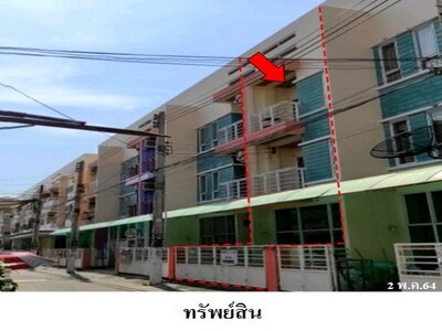 ขายอาคารพาณิชย์ 3 ชั้น ถนน บางแสนสาย 4 ใต้ แสนสุข ชลบุรี